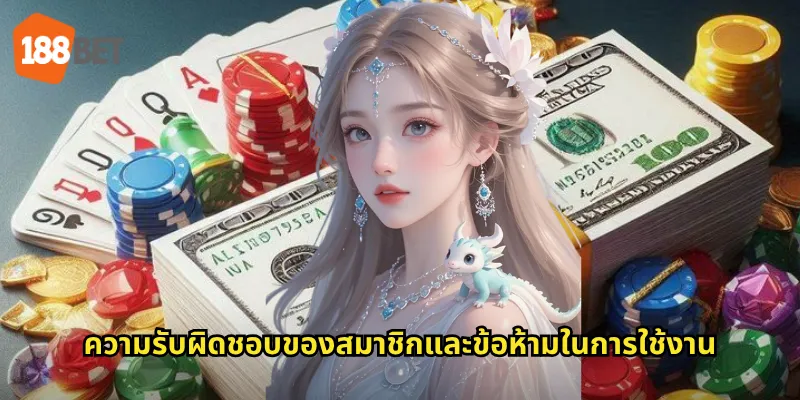 ความรับผิดชอบของสมาชิกและข้อห้ามในการใช้งาน