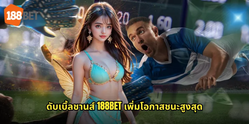 ดับเบิ้ลชานส์ 188bet เพิ่มโอกาสชนะสูงสุด
